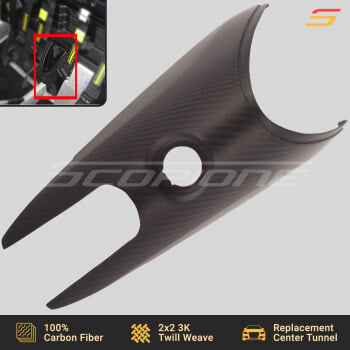 Lotus 04-17 Elise & Exige S2 S3 Matte Carbon Fiber Rear Center Console Cover