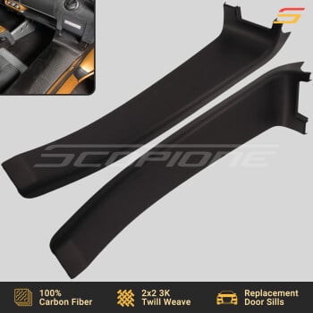 Lotus 05-21 Elise & Exige S2 S3 Airbag Dash Matte Carbon Fiber Door Sill Panels