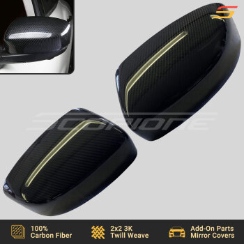 Scopione carbon fiber side mirror covers for Maserati Levante MK1 2017–2024