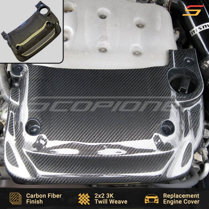 Scopione Carbon Fiber Engine Cover for Nissan 350Z Z33