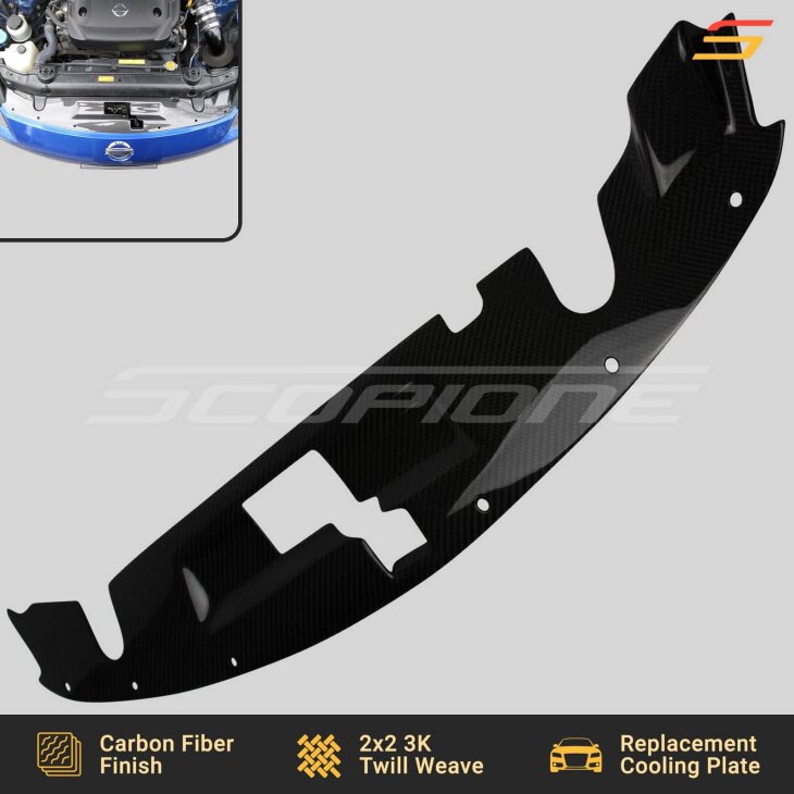 Scopione Carbon Fiber Radiator Cooling Plate for Nissan 350Z
