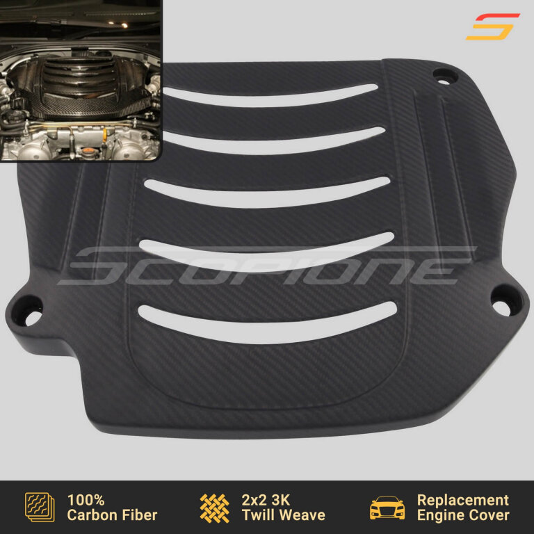 Seibon Carbon Fiber Engine Cover | 2009-2011 Nissan GTR R35 (EC0910NSGTR) main image 0