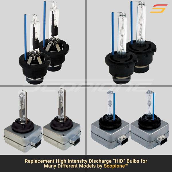 Replacement HID Xenon Headlights Light Bulbs - D2R D2S D4R D4S - 3000K-30000K - Image 4
