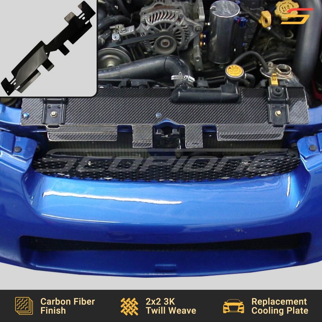 ABS Plastic Vortex Generator BLOX Racing Vortex Generator For 2002