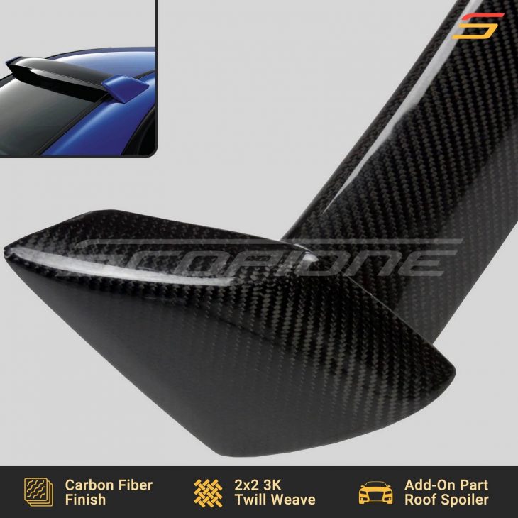 Carbon Fiber Roof Spoiler for Subaru 02-07 Impreza WRX STi - Sedan