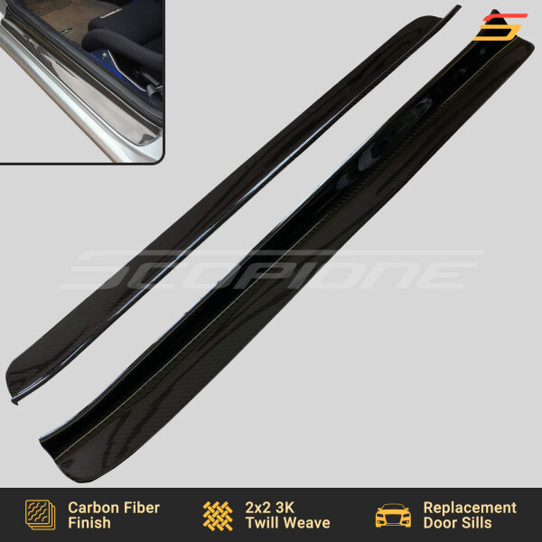 Toyota Supra MK4 (JZA80) Carbon Fiber Door Sills – Full Set