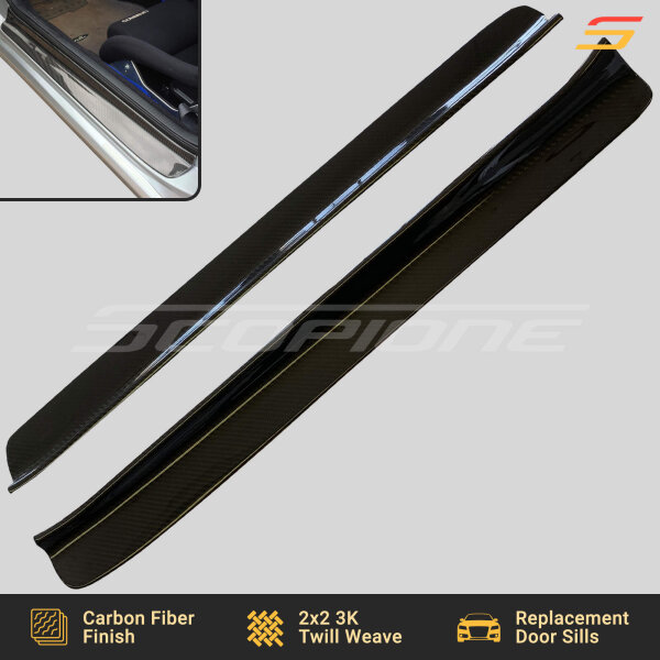 Toyota Supra A80 Carbon Fiber Door Sills