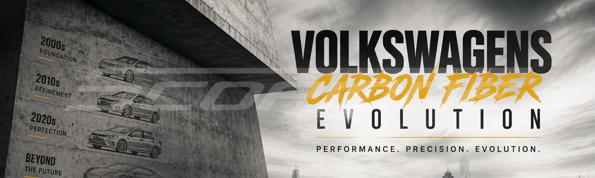 Volkswagen carbon fiber evolution timeline – 2000s foundation to 2020s perfection and beyond