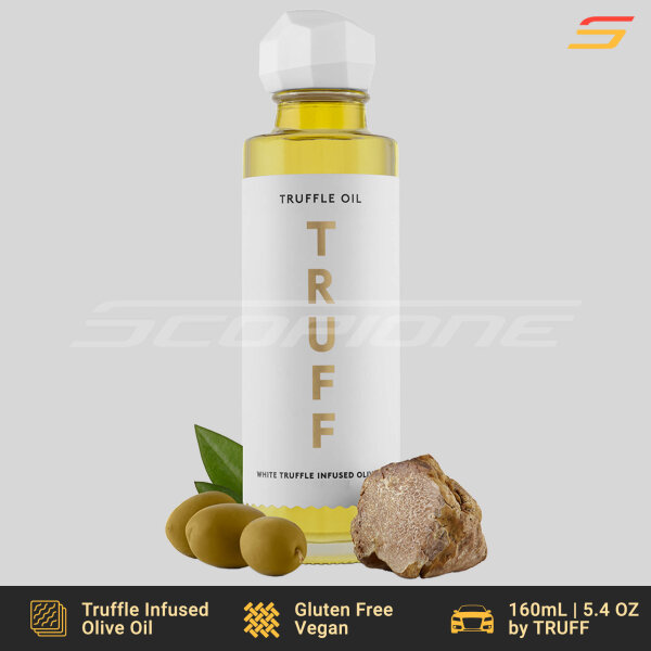 Black & White Truffle Infused Olive Oil by TRUFF - 160mL (5.4FL OZ) - Image 4