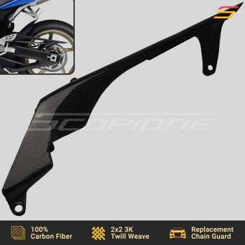 Yamaha 04-08 YZF-R1 Carbon Fiber Replacement Chain Guard