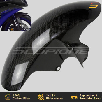 Carbon Fiber Front Fender Mudguard for Yamaha 06-16 YZF-R6 - Image 2
